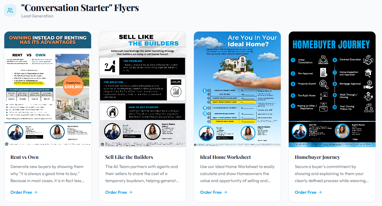 Co-branded realtor marketing flyer and tool sample 4