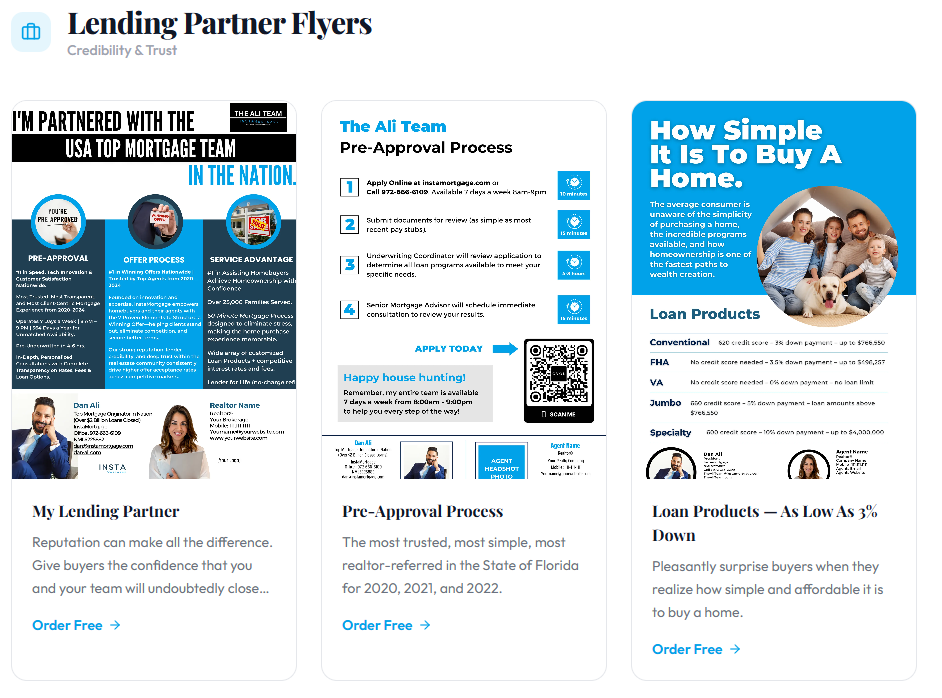 Co-branded realtor marketing flyer and tool sample 5
